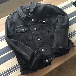 J. Crew black denim jacket